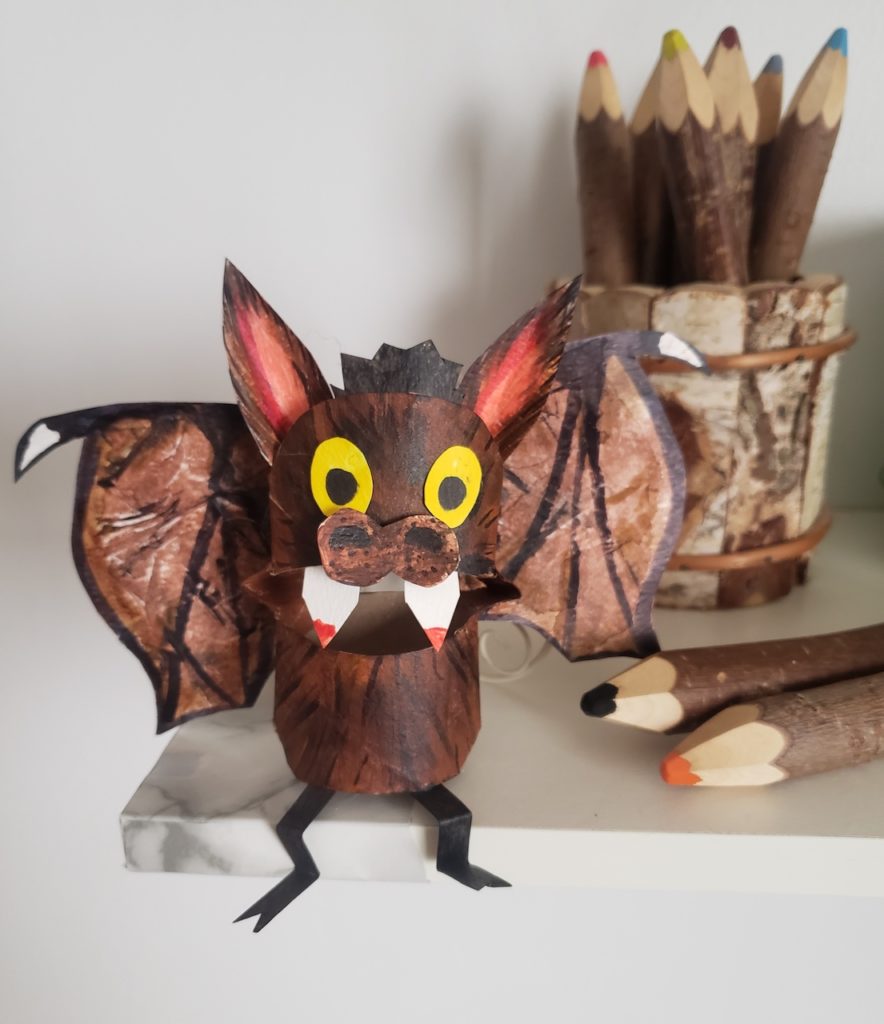 Vampire Bat Puppet - Free Halloween Activity for Kids - Free Lessons, Resources and Videos