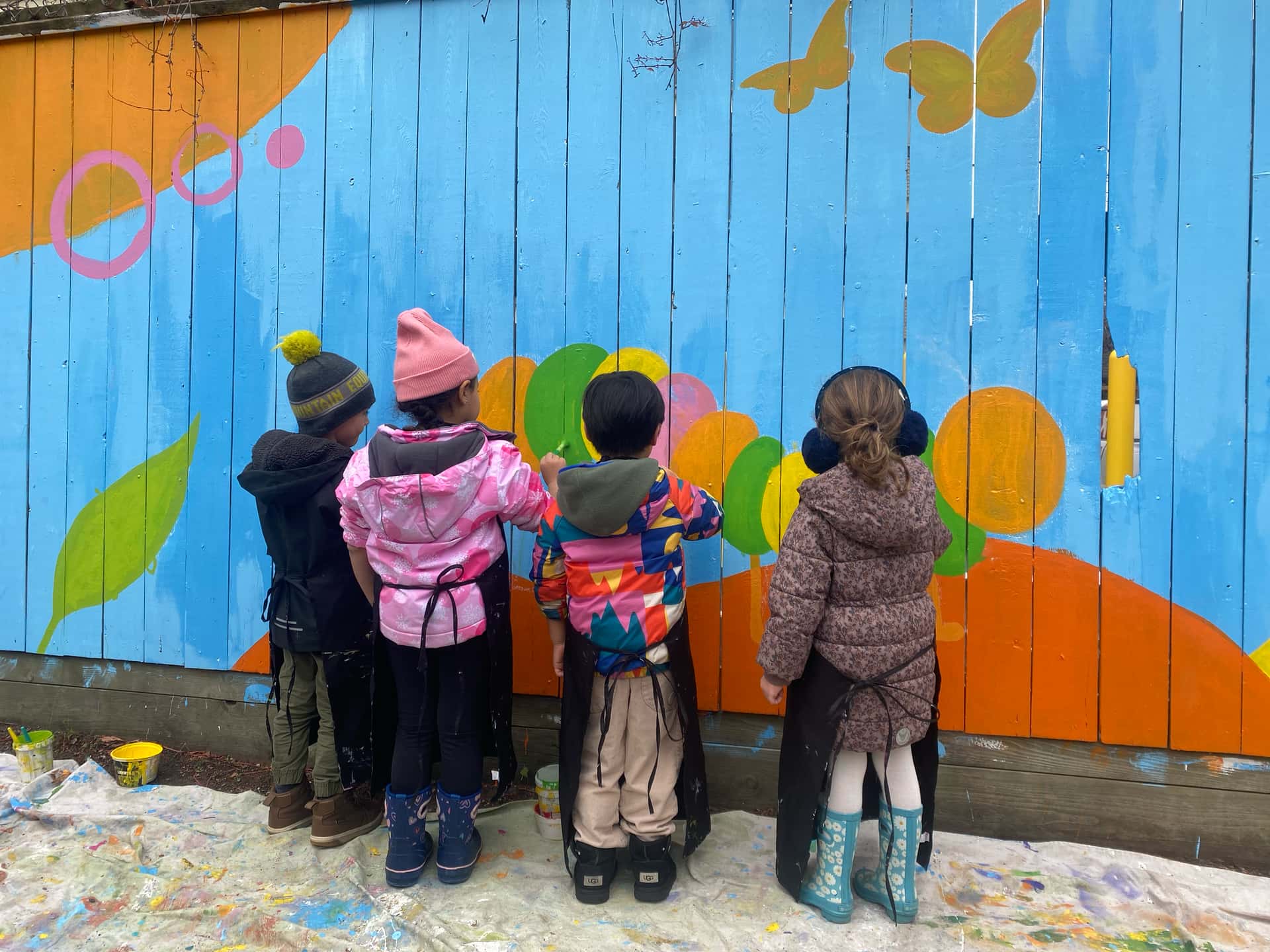 Brown school mural