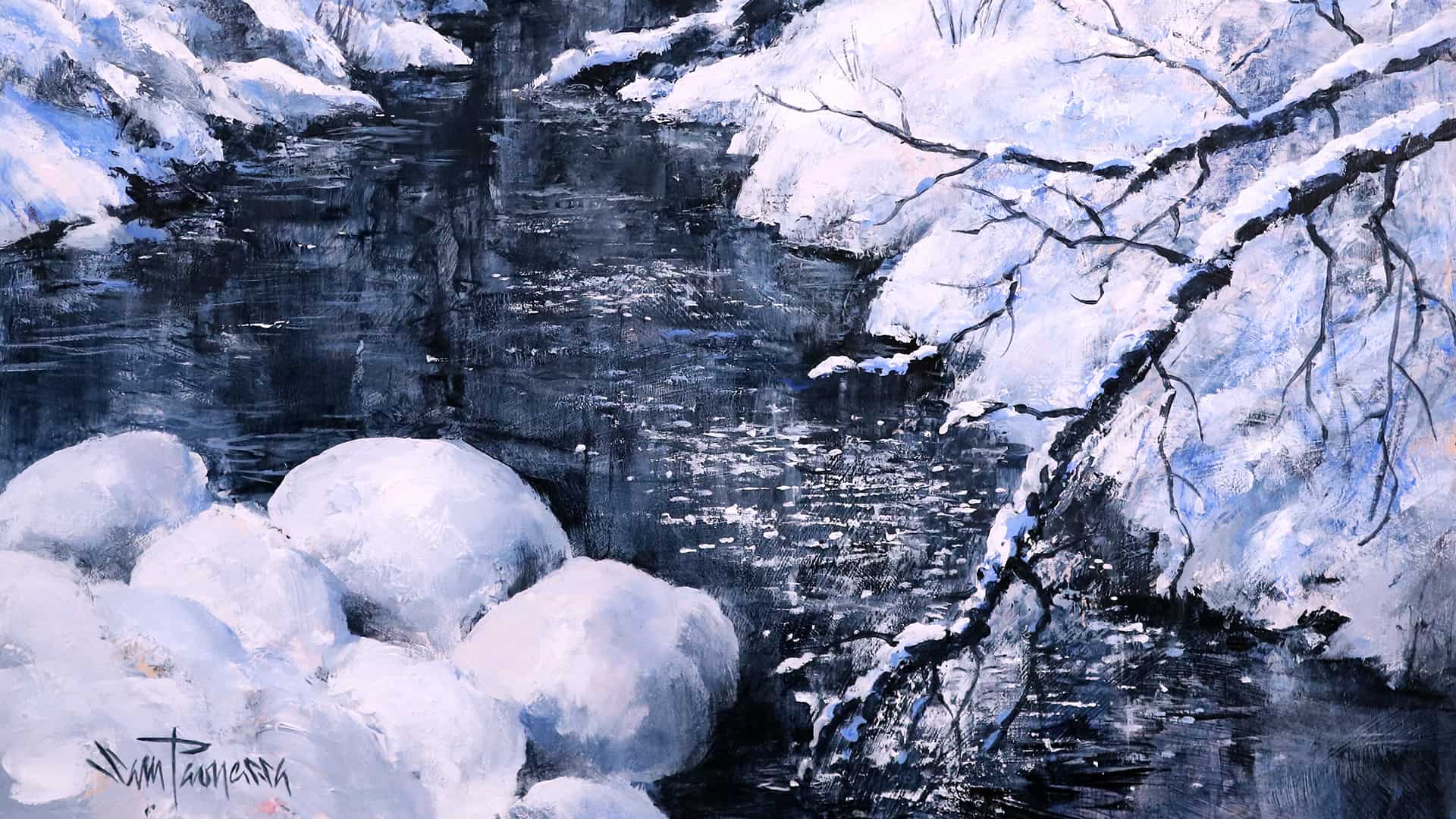 art work by sam paonessa winter